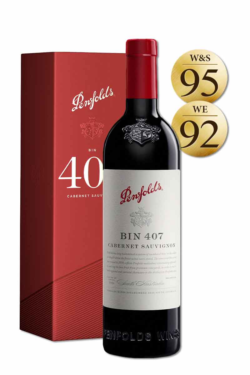 奔富酒莊 Bin 407 卡本內紅葡萄酒 2022