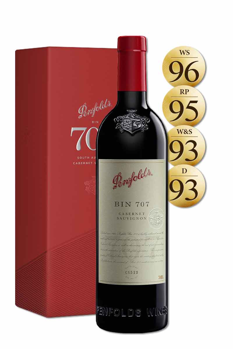 奔富酒莊 Bin 707 卡本內紅葡萄酒 2021
