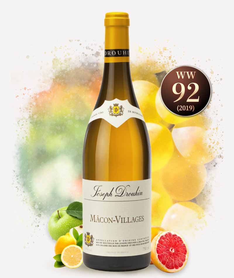 約瑟夫杜亨酒莊 馬貢村莊白酒 Joseph Drouhin Macon Villages 2022