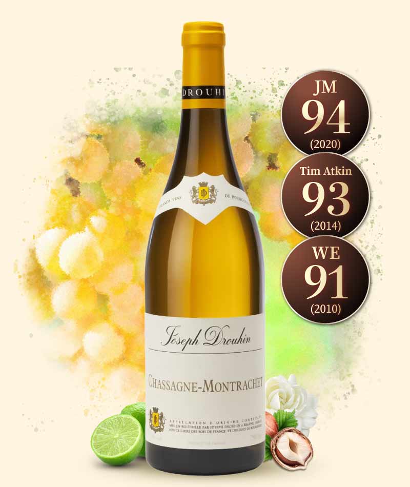 約瑟夫杜亨酒莊 夏山蒙哈榭白酒 Joseph Drouhin Chassagne Montrachet 2021