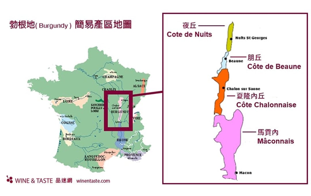 法國勃根地 精品紅白酒 France Burgundy wine