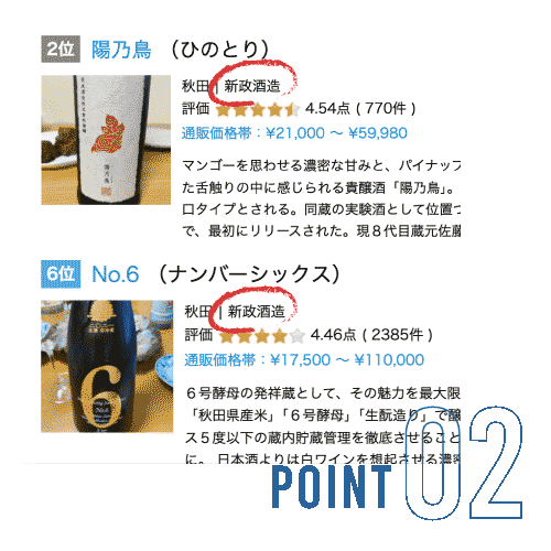 SAKETIME 更精準的系列排名